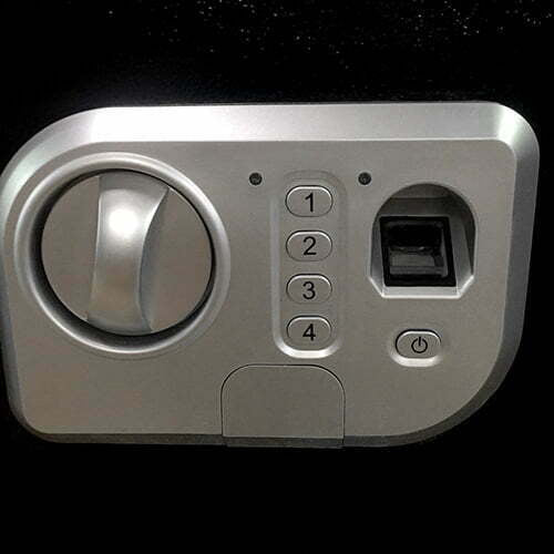 Hollon Safe PB-BIO-2 Pistol Safe with Biometric Lock