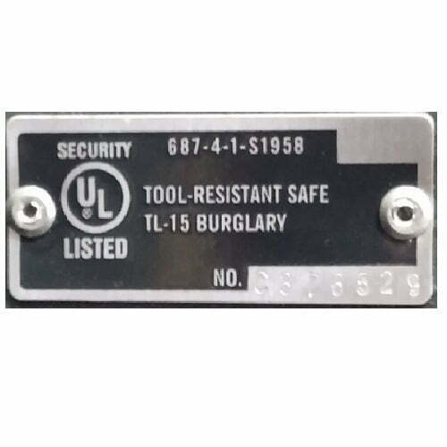 Hollon PM-1814C 2 Hour TL-15 Fire and Burglary Safe with Combination Dial Lock