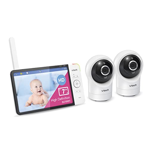 VTech RM7764-2HD 7" HD Monitor Smart WiFi 2 Camera Package