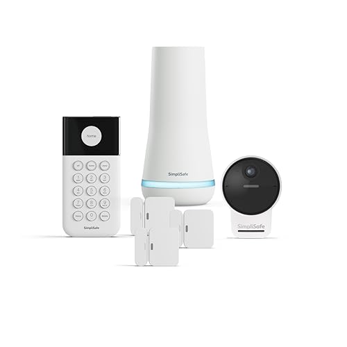 SimpliSafe 6 Piece Wireless Home Security System with Outdoor Camera