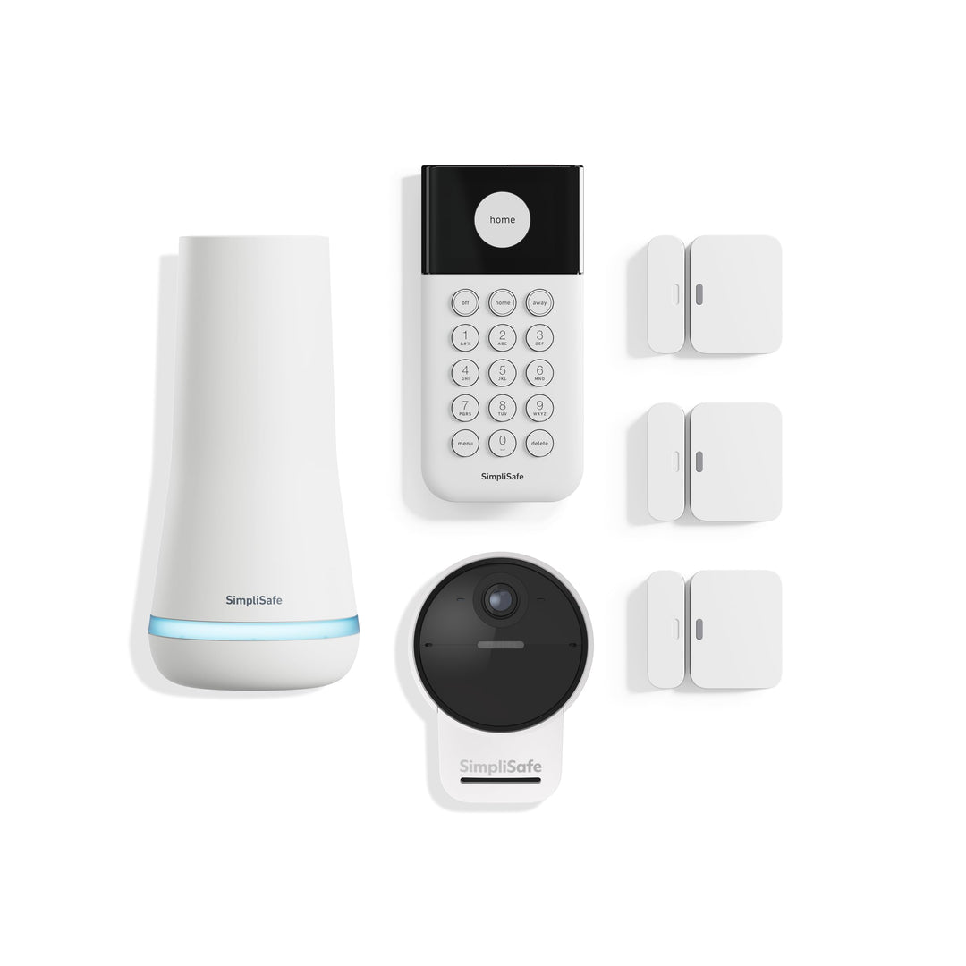 SimpliSafe 6 Piece Wireless Home Security System with Outdoor Camera