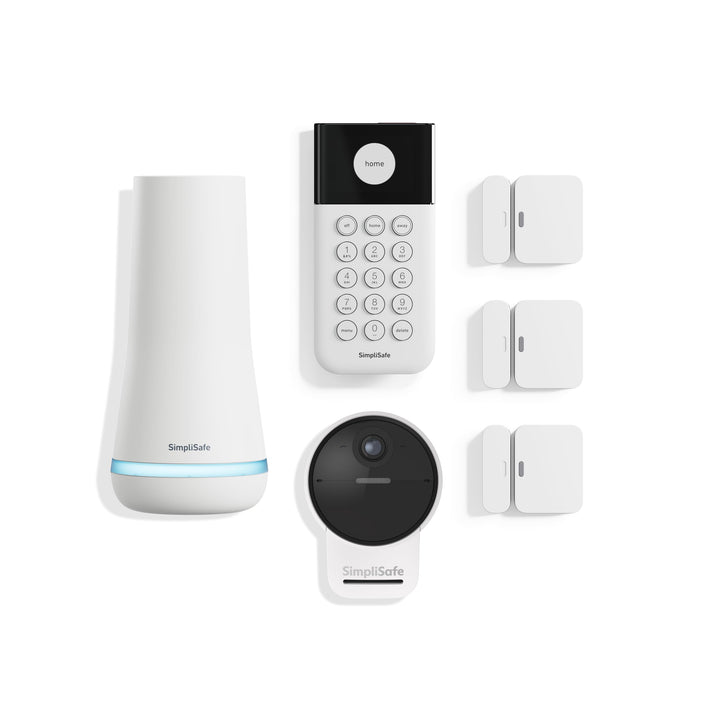 SimpliSafe 6 Piece Wireless Home Security System with Outdoor Camera