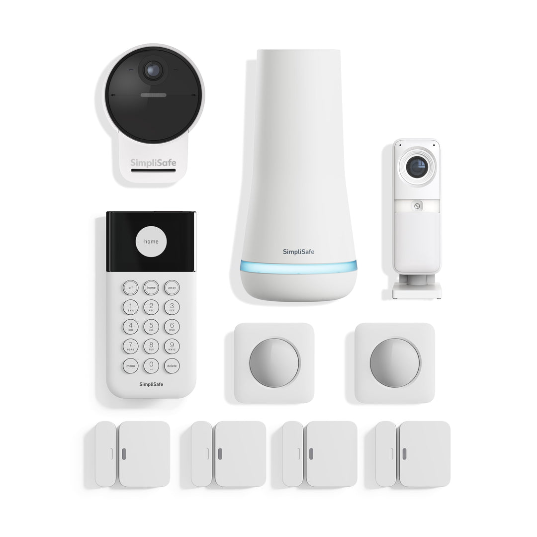 SimpliSafe 10 Piece Wireless Home Security System with Outdoor Camera