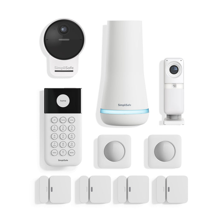SimpliSafe 10 Piece Wireless Home Security System with Outdoor Camera