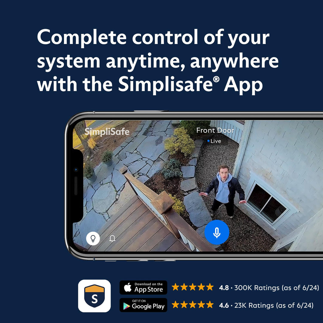 SimpliSafe 7 Piece Wireless Outdoor Camera Home Security System