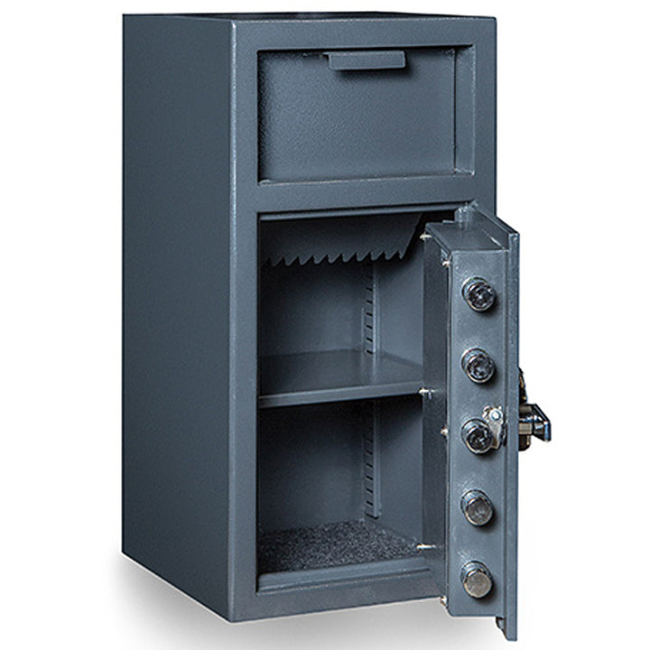 Hollon Safe FD-2714K Depository Safe with Dual Key Lock