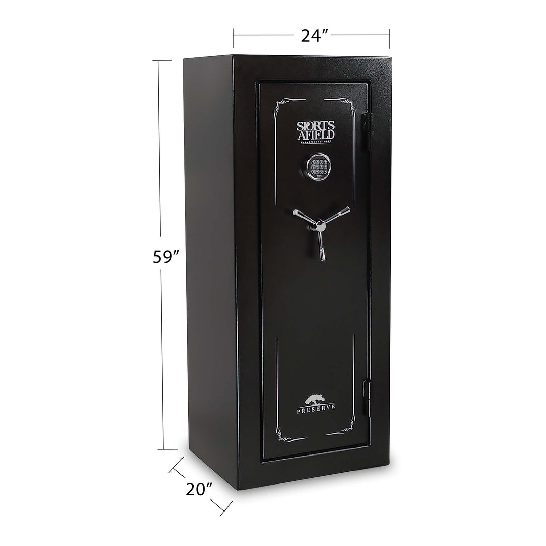 Sports Afield SA5924P Preserve Series - Fire Rated - 24-Gun Safe
