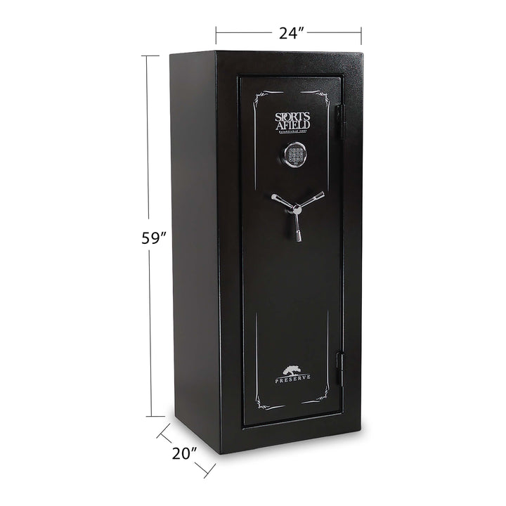 Sports Afield SA5924P Preserve Series - Fire Rated - 24-Gun Safe