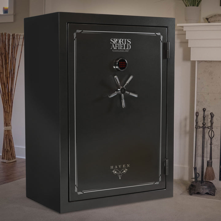 Sports Afield SA5942HX Haven Series - Fire Rated - 48-Gun Safe