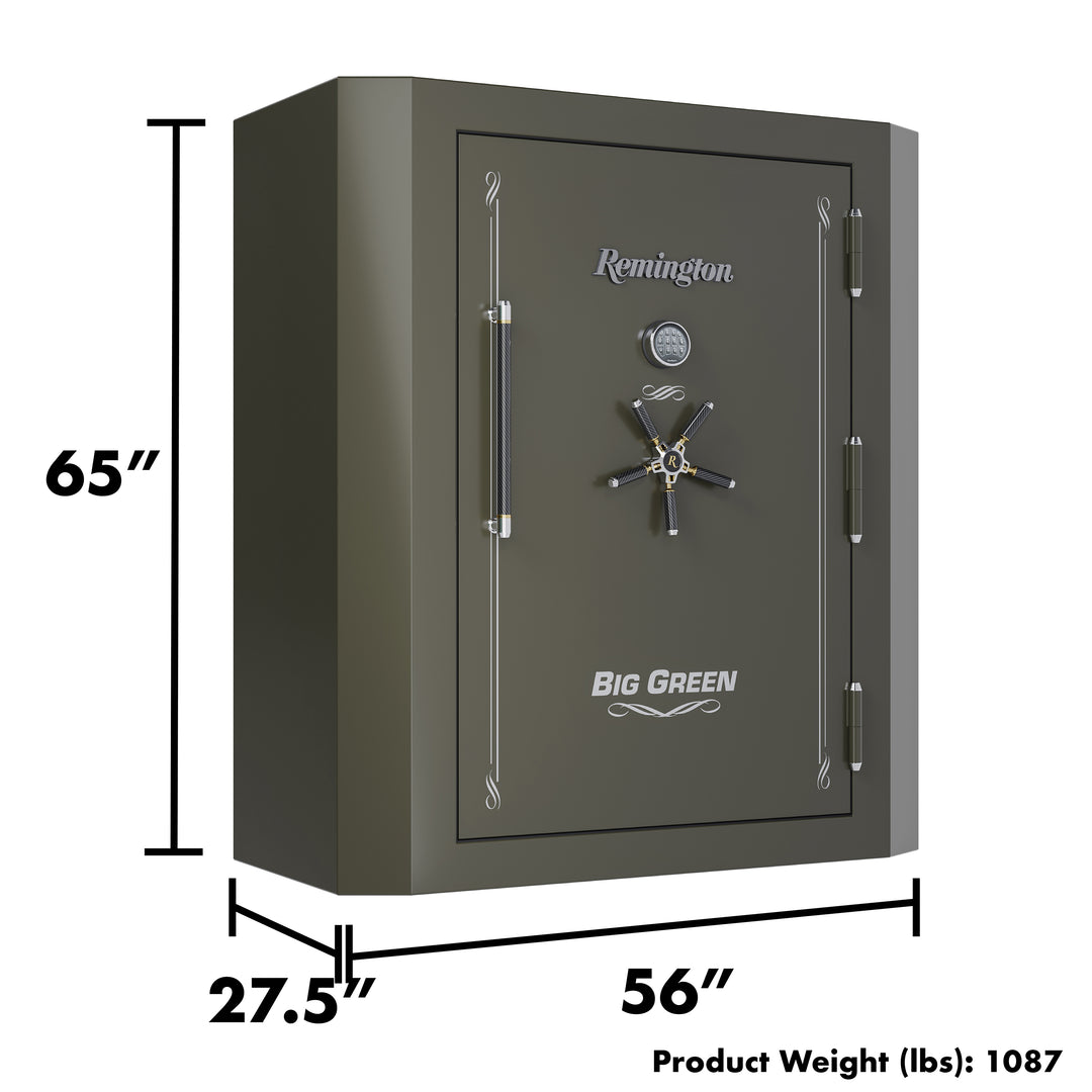 Remington SAR6584-BG Big Green Series - Fire Rated - 84-Gun Safe