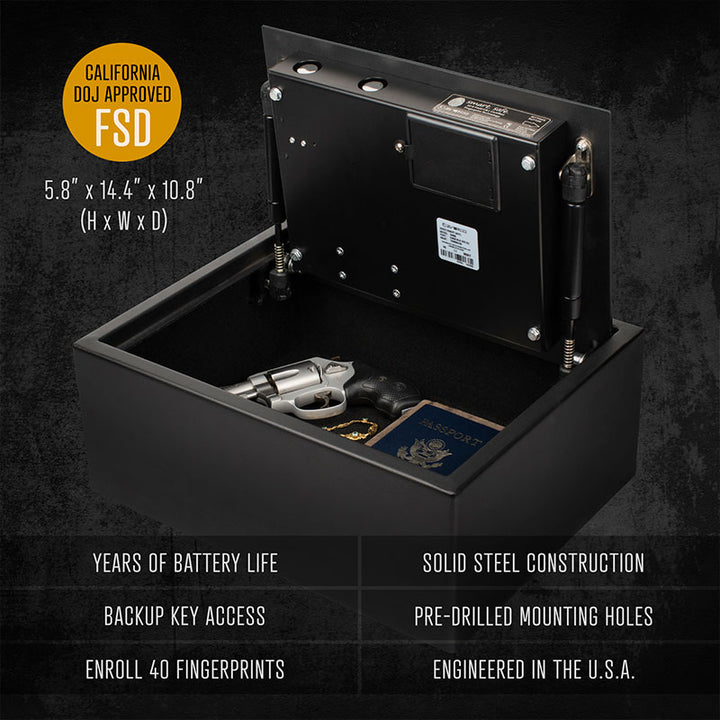 Verifi Smart Safe S4000 Biometric Gun Safe with FBI Certified Fingerprint Sensor