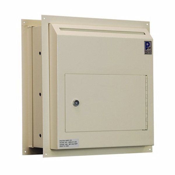 Protex WDS-311-DD Through-The-Wall Locking Drop Box with Dual Doors image