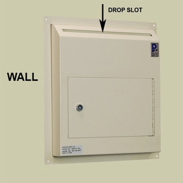 Protex WDS-311-DD Through-The-Wall Locking Drop Box with Dual Doors