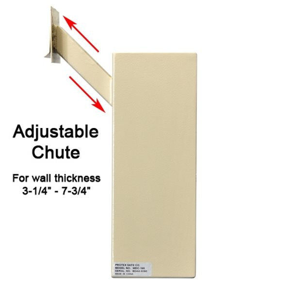 WDC-160 Protex Wall Drop Box with Adjustable Chute